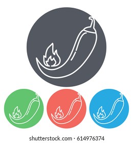 Line icon- pepper 