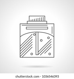 Line icon perfume spray