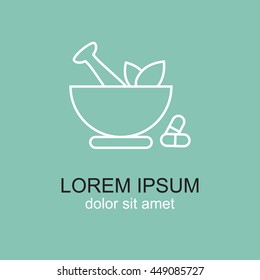 Line icon- pharmacy