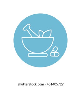 Line icon- pharmacy