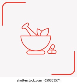 Line icon- pharmacy