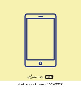 Line icon- phone
