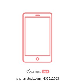 Line icon- phone