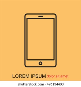 Line icon- phone