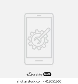 Line icon-   phone repair