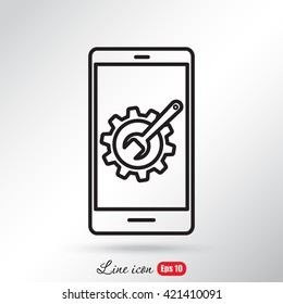 Line icon-   phone repair