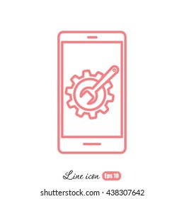 Line icon-   phone repair