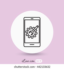 Line icon-   phone repair