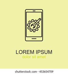 Line icon-   phone repair