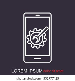 Line icon-   phone repair