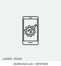 Line icon-   phone repair
