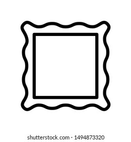 line icon for picture frame 
