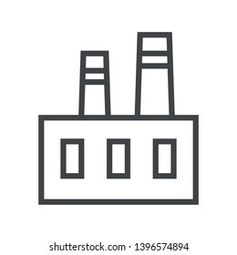 Line icon plant. Simple vector illustration with ability to change.