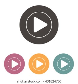Line icon- play