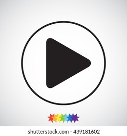 Line icon- play