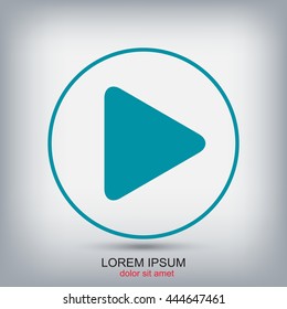 Line icon- play