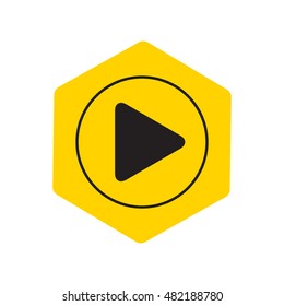 Line icon- play