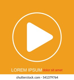 Line icon- play
