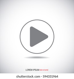 Line icon- play