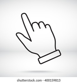 Line icon- pointer