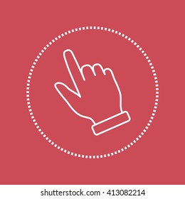 Line icon- pointer