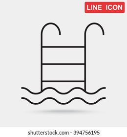 Line icon- pool