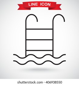 Line icon- pool