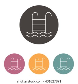 Line icon- pool