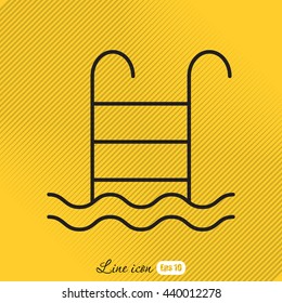 Line icon- pool