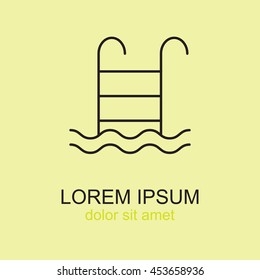 Line icon- pool