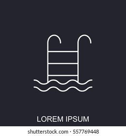 Line icon- pool