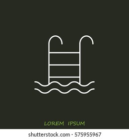 Line icon- pool
