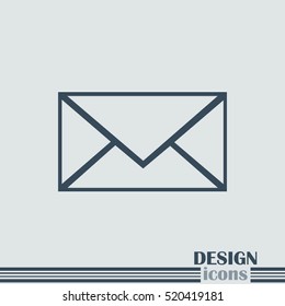 Line icon- Postal envelope