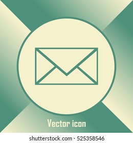 Line icon- Postal envelope