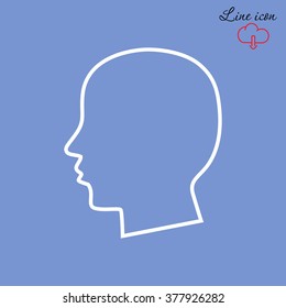 Line icon- profile