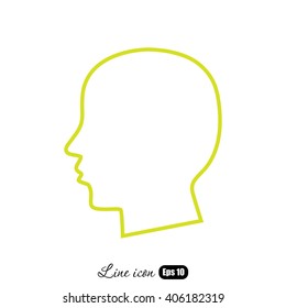 Line icon- profile