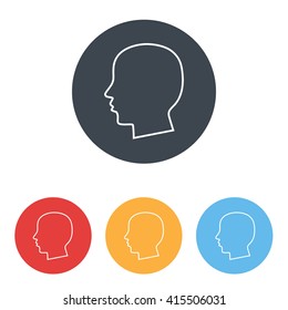 Line icon- profile