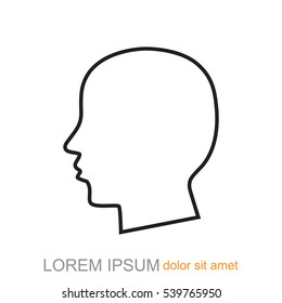 Line icon- profile