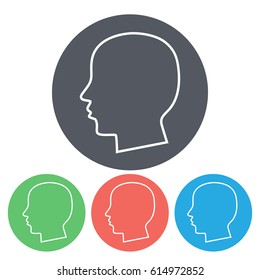 Line icon- profile