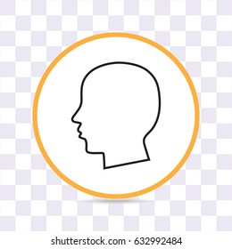 Line icon- profile