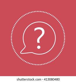 Line icon- question