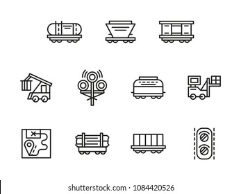 Line icon railway
