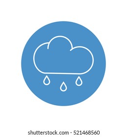 Line icon- rain