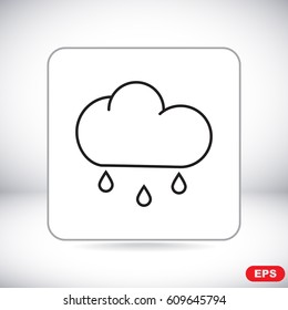 Line icon- rain