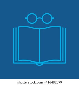 Line icon- reading
