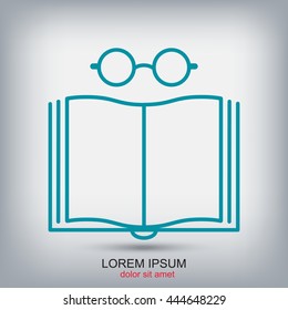 Line icon- reading