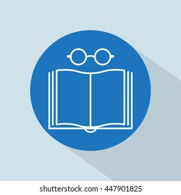 Line icon- reading