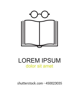 Line icon- reading
