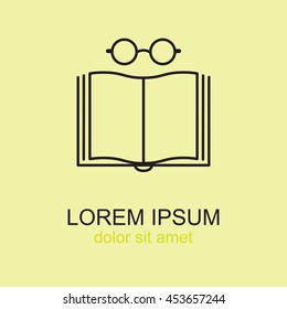 Line icon- reading