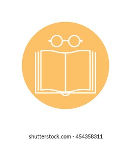 Line icon- reading